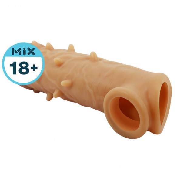 PRETTY LOVE - OSBORN Extended Penis Sleeve (L:16.5cm - D:3.6cm) PRETTY LOVE - OSBORN Extended Penis Sleeve (L:16.5cm - D:3.6cm)
